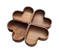 MagiDeal 4Pcs Heart Shaped Serving Tray Dish Food Tray Multifunctional Fruit Snack Tray Dessert Platter for Office Kitchen Restaurant