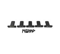 MagiDeal 5 String Guitar String Locking Nut Block Strings Lock Compact DIY Replacement Bass Guitar Bridge Strings Locks for Instrument, Black