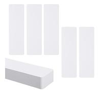 MagiDeal 50Pcs Bookmark Sleeves Kraft Bookmark Holder Display Crafting Blank Bookmarks Reading Book Markers for Pens Packaging Supplies DIY Projects, White