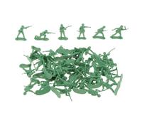 MagiDeal 50x 1/35 Scale Models Kit Diorama Layout Collection Play Area Kids Miniature Figurines for Hobby, Green