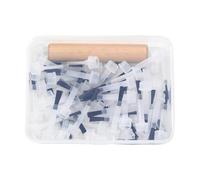 MagiDeal 50x Nail Polish Brush Replacement Liquid Applicators Brushes Practical Portable Improve Your Work Efficiently Nail Brush Tool, Brush Head with Rod