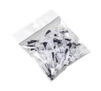 MagiDeal 50x Nail Polish Brush Replacement Liquid Applicators Brushes Practical Portable Improve Your Work Efficiently Nail Brush Tool, Brush Head