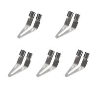 MagiDeal 5Pcs Welder Smoothing Tip Head Replacement Professional Sturdy Practical Triangle Point Welding Iron Tip for Car Accessories