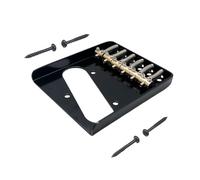 MagiDeal 6 String Bass Guitar Bridge Bass Accessories Equipment Metal Professional Player DIY Projects Component for Electric Guitars, Black