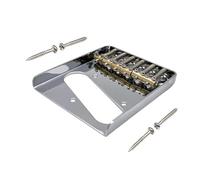 MagiDeal 6 String Bass Guitar Bridge Bass Accessories Equipment Metal Professional Player DIY Projects Component for Electric Guitars, Silver