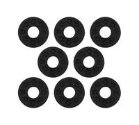 MagiDeal 8x Guitar Strap Blocks Guitar Protector Block Convenient Simple Installation Repair Parts Hardware for Bass Acoustic Electric, black