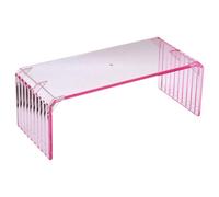 MagiDeal Acrylic Nail Art Arm Rest Easy to Clean Portable Professional Elegant Practical Pillow for Manicure Hand Rest for Nail Salon, Pink