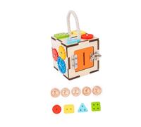 MagiDeal Activity Cube Learning Toy Developmental Early Education Activity Center Busy Box for Children Kids Toddlers Boys Girls