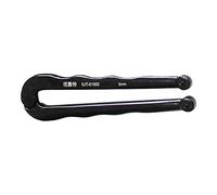 MagiDeal Adjustable Spanner Wrench Angle Pin Plier for Round Nuts 2mm/3mm/4mm/5mm/6mm Pin Spanner, 2mm