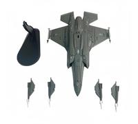 MagiDeal Aircraft Display F 35A Fighter Jet Model Airplane Model Collectible Model Display Model with Realistic Coating Interchangeable Munitions and Stand suitable for office display study shelves