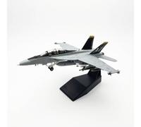 MagiDeal Aircraft Fighter Jet Model Airplane Model Aircraft Miniature With Sl lack Stand And Realistic Weight Suitable for collectors display home decor office desk, 1/100 F/A-18 Jolly Rogers