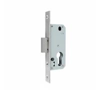 MagiDeal Alloy Door Lock Mortise Lock Body Passage Lock Latch Lock with Stainless Steel Panel and Zinc Alloy Precision 3mm Baffle and Euro 70mm Lock Hole, 30MM