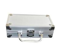 MagiDeal Aluminum Alloy Chip Case Empty Professional Cards Box Sponge Lining Large Capacity Chip Holder for Transport, 300 chips