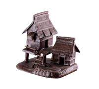MagiDeal Aquarium Decor Fish Tank Decoration Traditional Chinese Building Sculpture Easy Setup Hiding Place for Gardening Home Office