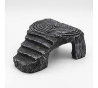 MagiDeal Aquarium Habitat Turtle Ramp Reptile Basking Hiding Cave Non- Resin Mountain Design Suitable for Fish Tank Terrarium Environment, Large Turtle Platform, 20.5 * 14 * 7.5CM