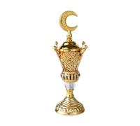 MagiDeal Arabian Fragrance Burner Furnace Aroma Decoration Iron Stand Middle Eastern Style Fragrance Censer for Ramadan Festival