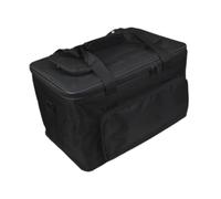 MagiDeal Art Supply Storage Bag Travel Craft Bag Heavy Duty Tote with Handle Carry Case Drawing Tool Organizer for Brushes Craft Tool, L Black