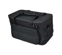 MagiDeal Art Supply Storage Bag Travel Craft Bag Heavy Duty Tote with Handle Carry Case Drawing Tool Organizer for Brushes Craft Tool, S Black