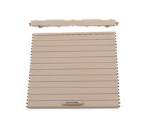 MagiDeal Automobile Drink Holder Cup Holder Cover Console Roller Shutter Sliding Panel Lid With Pull Tab Storage From Debris Suitable for Mercedes W, Ginger Yellow