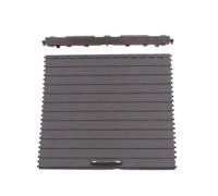 MagiDeal Automobile Drink Holder Cup Holder Cover Console Roller Shutter Sliding Panel Lid With Pull Tab Storage From Debris Suitable for Mercedes W, Brown