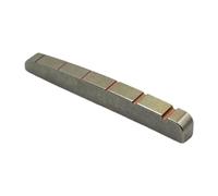 MagiDeal Bass Guitar Nut Guitars Accessory Titanium Alloy Easy to Install Replacement Luthier Tool Upper Nut Guitar Replacement Part, 42x3.5x5.1mm