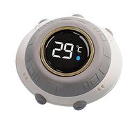 MagiDeal Bath Thermometer Waterproof Lovely Easy to Read Screen Digital Shower Water Temps Meter Water Temperature Meter for Home, UFO