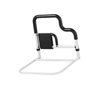 MagiDeal Bed Rails for Elderly Adults Safe with Double Grab Bar Thickened for King Queen Full Twin Bed Guard Rail Adjustable Heights