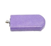 MagiDeal Bird Perch Parrot Stand Exercise Trimmer Beak Grinding Stone for Bird Nail Trims Paws Cockatoo Lovebirds, Violet
