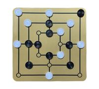 MagiDeal Board Game Set Strategy Game Travel Chess Set Logical, Entertainment, Checkers Board Game for Party Picnic Developmental Toy