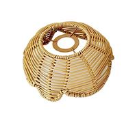 MagiDeal Boho Rattan Lampshade Decoration Chandelier Cover Weaved Creative Ceiling Pendant Light Cover for Living Room Cafe Teahouse Bedroom Kitchen, Brown