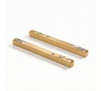 MagiDeal Brass Paperweight Book Weight Page Holder Desk Weight Document Weight Minimalist Solid Metal Rectangular Block Keeps, Flower Garden Brass Printed Paperweight Pair