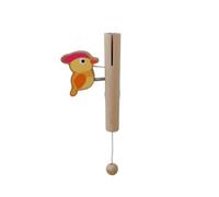 MagiDeal Busy Board Sensory Toy Door Knocker Activity Board Attachment Pull String Bird Knocker Educational Fine Motor Toy Wooden Build for Pegboard Or Sensory