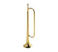 MagiDeal C Bugle Blowing Bugle Music Instrument Marching Youth Brass Trumpet for Stage Performance Orchestra Students Beginner