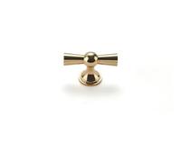 MagiDeal Cabinet Drawer Handle Pull Knob Bar Brass Hardware with Polished Finish and Smooth Rounded Styling Contemporary Cylindrical Grip with Decorative, Array, Gold, Single Hole