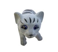MagiDeal Car Decoration Nodding Cat Ornament/Auto Interior Accessories/Decorative Crafts Gift Creative Move Head Kitty for Desk/Home Decor/Tabletop, Gray