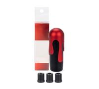 MagiDeal Car Gear Knob Universal Aluminum Alloy Adapter Bold Dripping Ice Cream Shape Decorative Shifter Glossy Appearance Comfortable Grip Suitable for Gift Giving Car Styling, Red