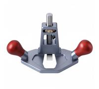 MagiDeal Carpentry Plane Hand Rabbet Shoulder Slotting with Depth Control and Edge Guide in 6061 Aluminum Alloy with Ergonomic Two, Gray, Red