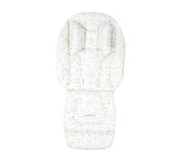 MagiDeal Carriage Seat Cushion Easy Installation Anti Slip Breathable Soft Warm Infant Seat Insert Mat for Bassinet, White Graffiti