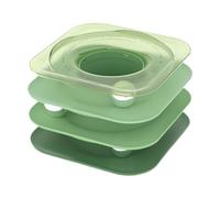 MagiDeal Cat Balls Track Toy, 3 Level Tower Balls Toy for Kitten, Physical Exercise, Indoor Cats, Green