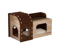MagiDeal Cat House Nest All Season Scratch Resistant Kitten Scratching Board Cat Bed Shelter for Indoor Cats Prevents Furniture Damage