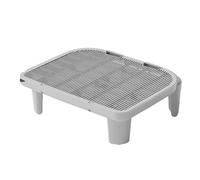 MagiDeal Cat Litter Ramp Kitten Litter Box Footboard Double Layered Cat Litter Step Cat Litter Trapping Mat for Pet Supply Indoor Cats, grey