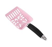 MagiDeal Cat Litter Sturdy Mesh er Stainless Steel Household Poop Sifting Comfortable Grip Practical Kitten Poop Sifter, Pink