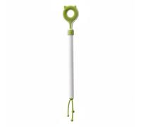 MagiDeal Cat Massage Groomer Retractable Teaser Rod Brush Scratcher Massager Featuring Double Sided Head And Soft Flexible Bristles TPE Construction suitable, Green