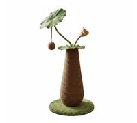 MagiDeal Cat Scratch Pole Stand With Dangling Ball And Sisal Wrap For Claw Care And Shedding Control Suitable for indoor cats
