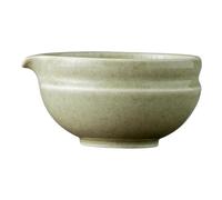 MagiDeal Ceramic Matcha Bowl Ceremony Preparation Chawan Tea Making Accessory with Spout Porcelain Matcha Mixing Bowl for Friends Gift, Matcha Green