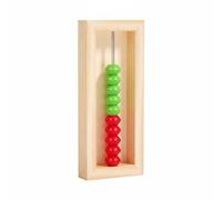 MagiDeal Children Counting Frame Wooden Abacus Learning Aid Arithmetic Toy Math Manipulative Single Row Tool Suitable for Home Study Classroom Parent-Child Activities