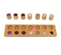MagiDeal Children Sensory Learning Wooden Texture Matching Board Toy Game Set With Peg Inserts For Pairing And Play suitable for preschool home classroom