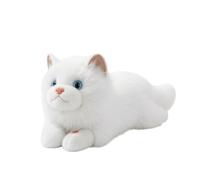 MagiDeal Children Sound Toy Stuffed Animal Cuddly Figure Interactive Activated Soft Cloth Cozy Bedtime Friend suitable for nighttime routine nursery bedroom, White, 38cm