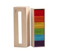 MagiDeal Children Stacking Blocks Wooden Stacking, Array, Full Color, Stacking Game WZMM