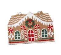 MagiDeal Christmas Door Mat Floor Mat Home Decor Entrance Reusable Farmhouse Kitchen Carpet Xmas Area Rug for Holiday Living Room Bath, 50cmx80cm